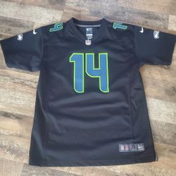 Metcalf Seahawks Jersey Size Youth xl 18/20 Black Jersey