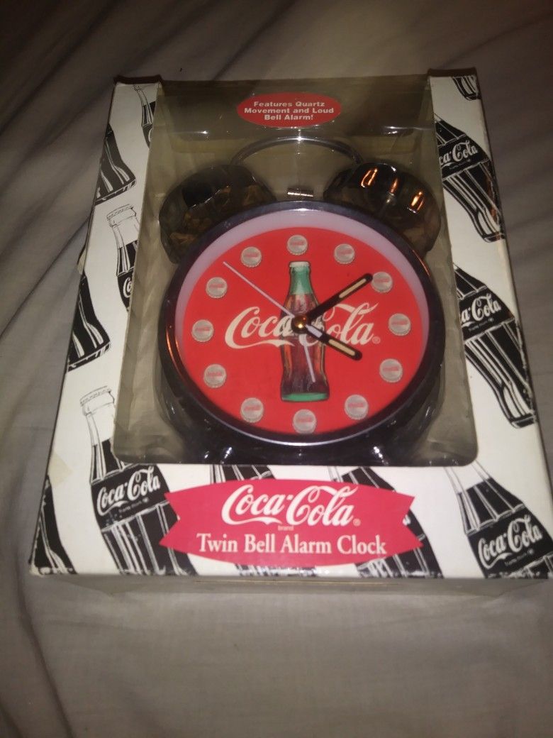 1997 Coca Cola Twin Bell Alarm Clock