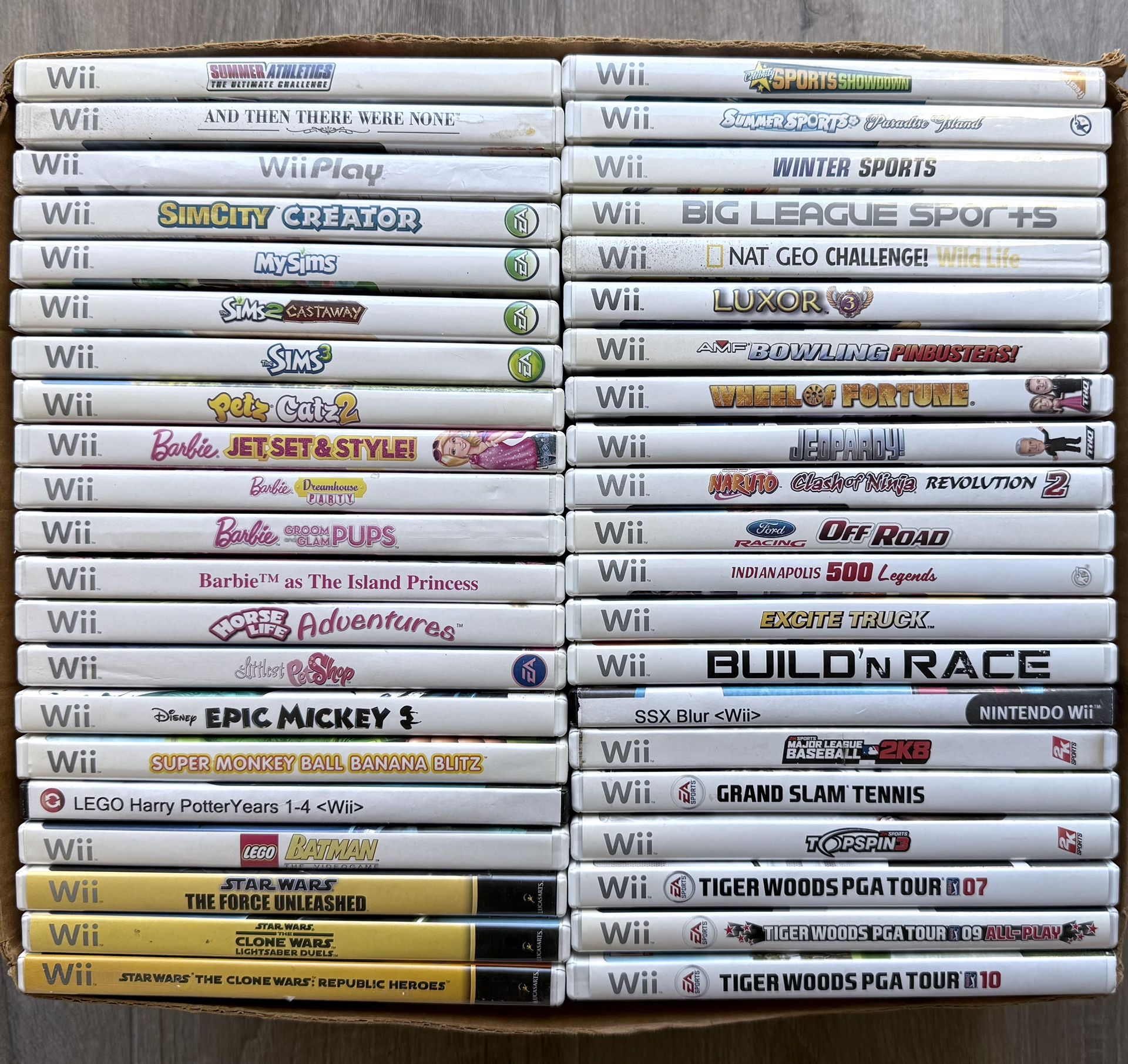Nintendo Wii Games ($10 each or 2 for $15 OR 3 for $20)