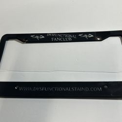 Staind Fan club License Plate Holder
