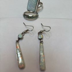 Opal Earrings & Rings