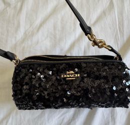 Coach Sequin Barrel Bag