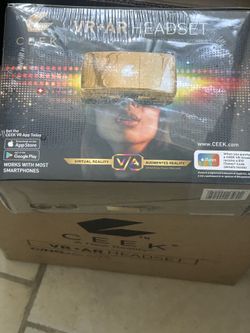 Vr headset and headphone set