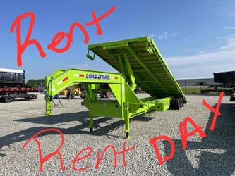 Tow trailer fully tilt over deck gooseneck