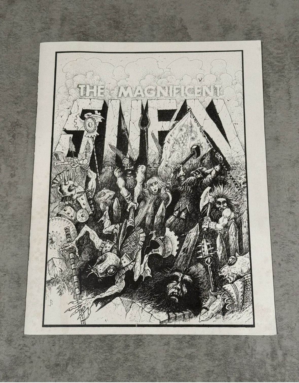 The Magnificent Sven OOP Warhammer Citadel Scenarios Book Forces of Fantasy 1984