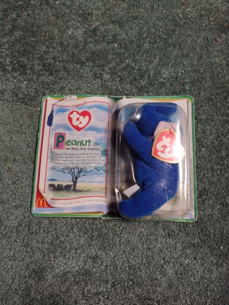 McDonald's Ty Mini Beanie Babies Vintage. Factory Sealed. Bronty & Peanut Priced As A Bundle Of 2. Cash Porch Pickup Redmond