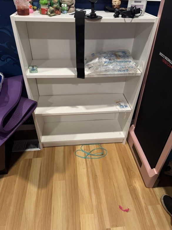 White Bookshelf