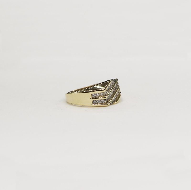 14K Men's Diamond Ring
