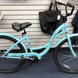 Kent Seachange Blue 24” Beach Cruiser (70485643)