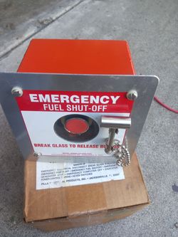 Emergency shut off switch