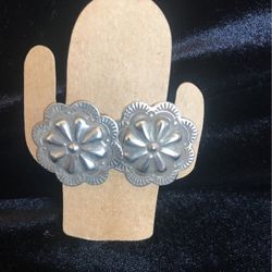 Navajo Sterling Silver Post Back Earrings 