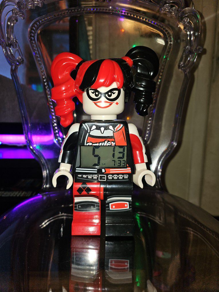 Harley Quinn Lego Alarm Clock 