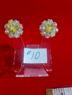 Germany Vintage Clip On Earrings