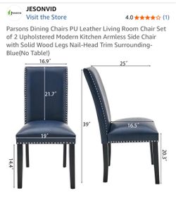 2 Parsons Chairs