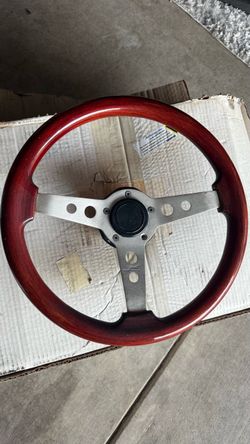 Grant wood grain steering wheel