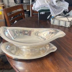 1847 Roger Brothers Silver Plated Set Of 2 