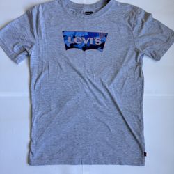 Boys Classic Levi’s Gray Casual Tee Short Sleeve XL