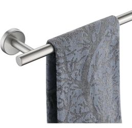 MWXMM Brushed Nickel Towel Bar - 24 Inch 2 Pack Thicken SUS304 Stainless Steel Towel Rack for Bathroom, Bathroom Hardware Accessories Towel Rod Heavy 