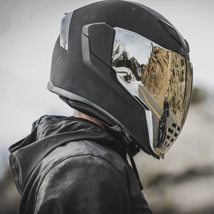 Icon airflite chrome visor sales