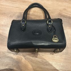 Dooney And Bourke Purse Black Leather Vintage Authentic Purse 
