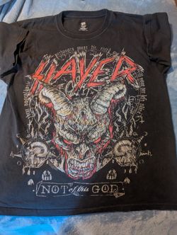 Slayer Shirt All over print Mens Sz Large