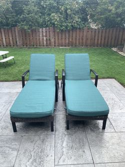 Chaise Lounge Chairs - Set Of 2
