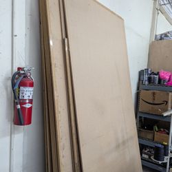 Raw MDF Panels 1/2in 4ftx8ft.