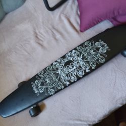 Embroidered, Leather, Longboard 