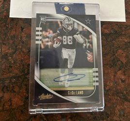 Ceedee Lamb Rookie Auto 1/1 