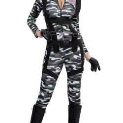 Paratrooper Costume Adult Size Xl