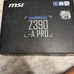 Z390 A Pro Brand New