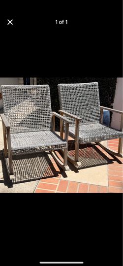 Outdoor rocking chairs / Used