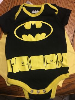 Newborn Batman onesie with removable cape!