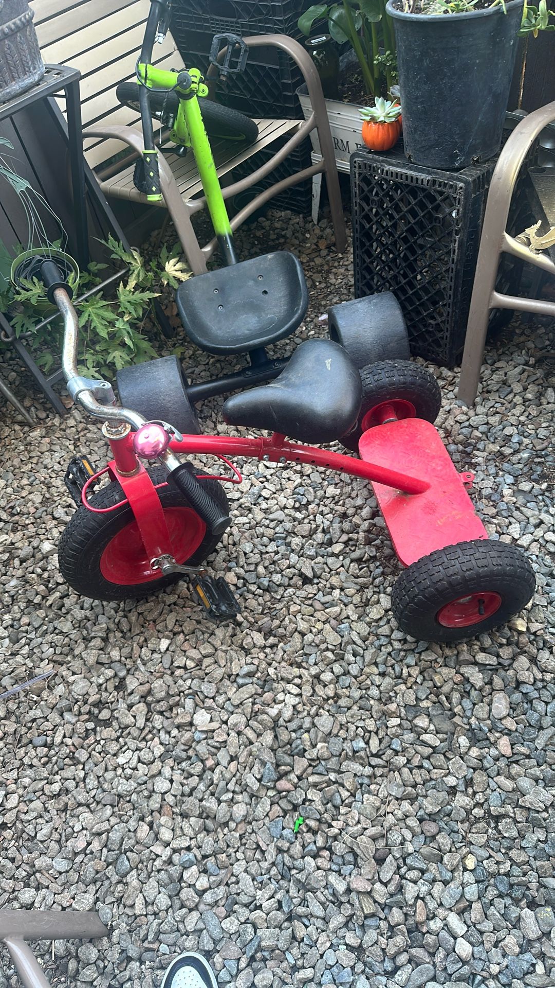 Unisex RED TRICYCLE For Toddlers/kids