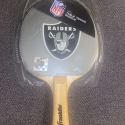 Raiders Ping Pong Paddle