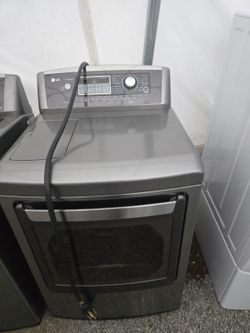 LG washer dryer set top load