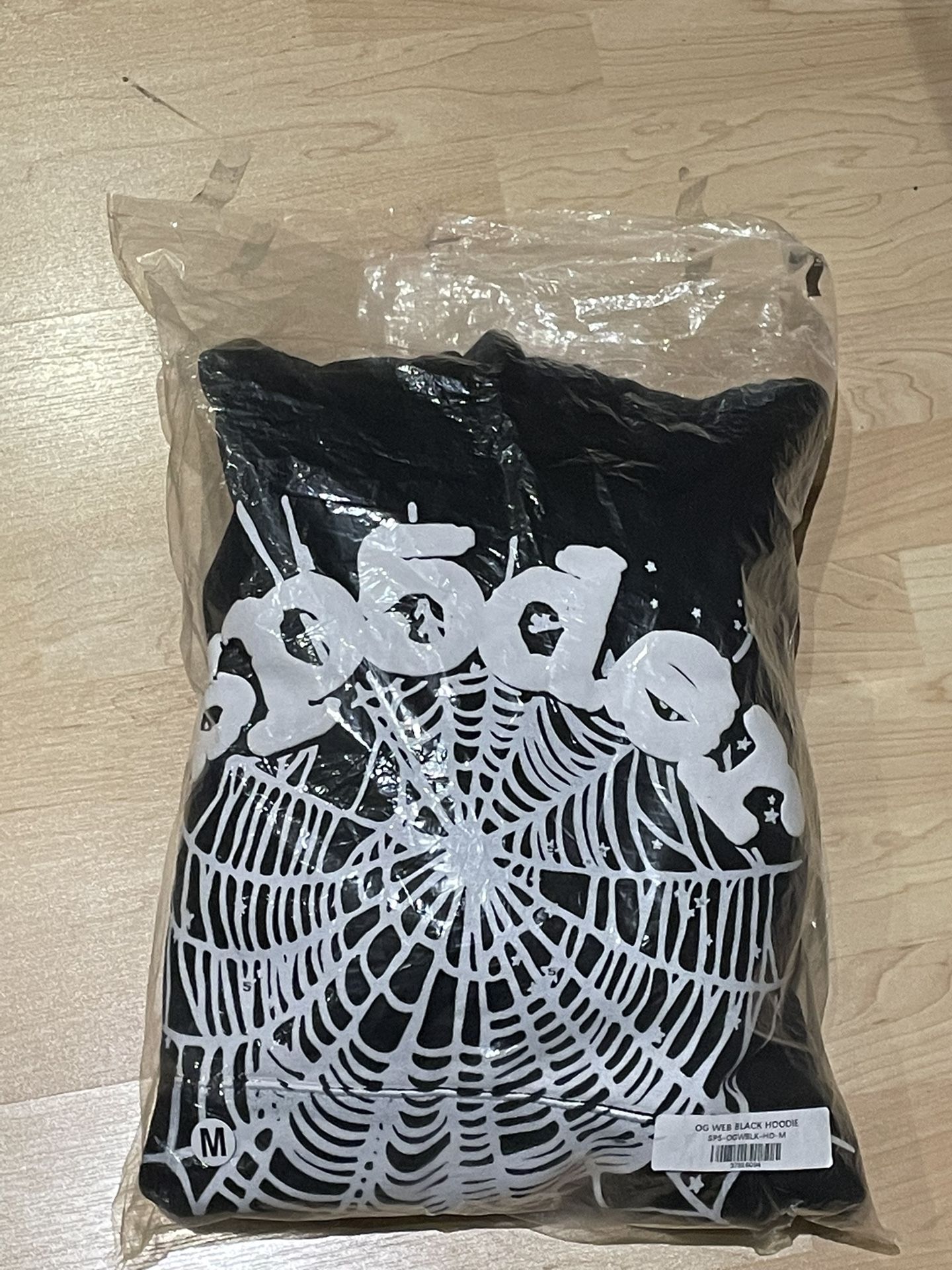 Spider hoodie black and white 