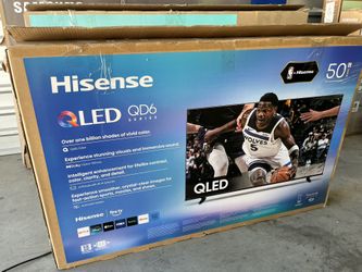 Hisense QD6 Series 50” 4K Smart TV – New