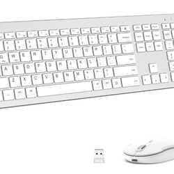 iClever Wireless Keyboard and Mouse, GK08 