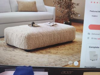 Berkley 59 Inch Ottoman Long Shesrling