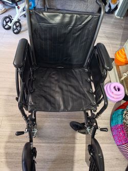 Black wheel chair