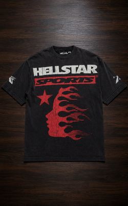 Hellstar “Sports family” black and red graphic tee