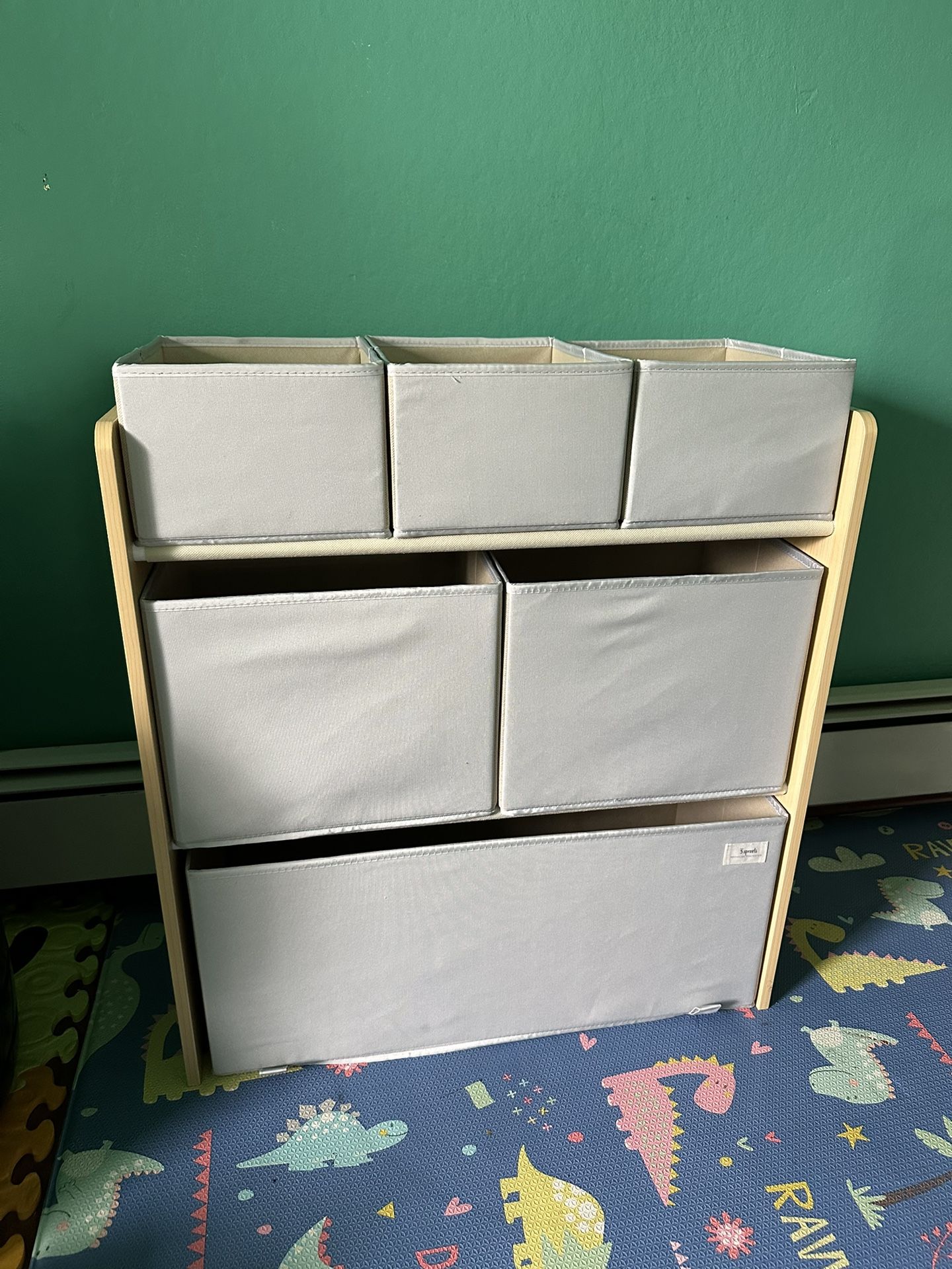 3 Sprouts Toy Organizer With 6 Bins Brand New