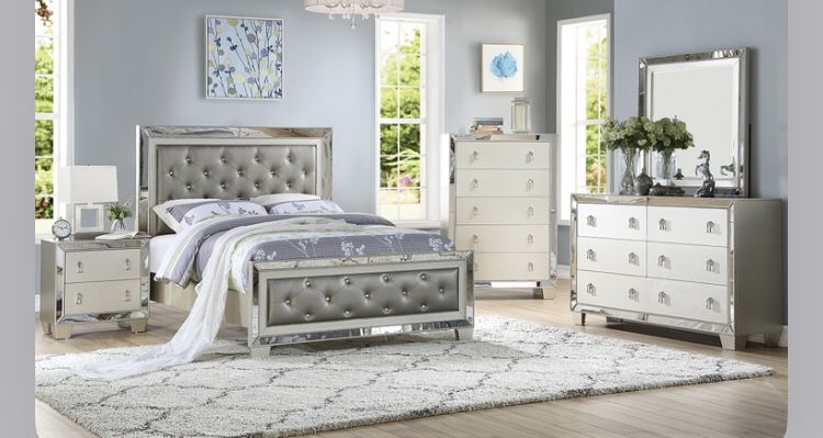 Queen Size Frame And Mattress