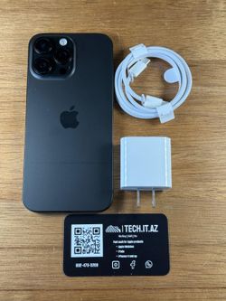 📱 iPhone 16 Pro Max | 256GB | Black Titanium | Cricket Only | Hablo Español