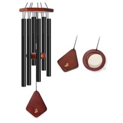 ALVBELLS Sympathy Wind Chimes, Memorial Wind Chimes for Outside Deep Tone with 2 Replaceable DIY Wind Catchers, Memorial Gifts/Bereavement Gifts/Sympa