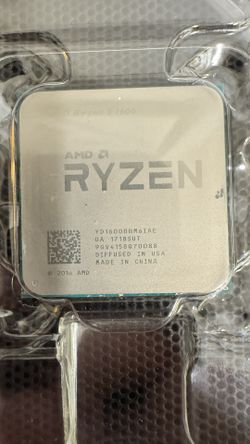 AMD CPU RYZEN 5 1600 3.2GHZ Socket AM4 and AMD Wraith Cooler
