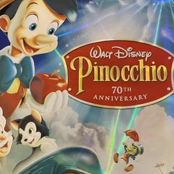 Disney’s PINOCCHIO 70th Anniversary Edition (DVD-2009) NEW!