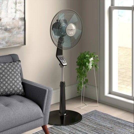 Fan For Sale From WAYFAIR. Rowenta Turbo Silence 24'' Oscillating Pedestal/Standing Fan