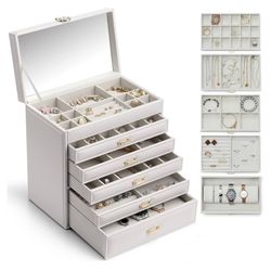 Vlando White Jewelry Box 